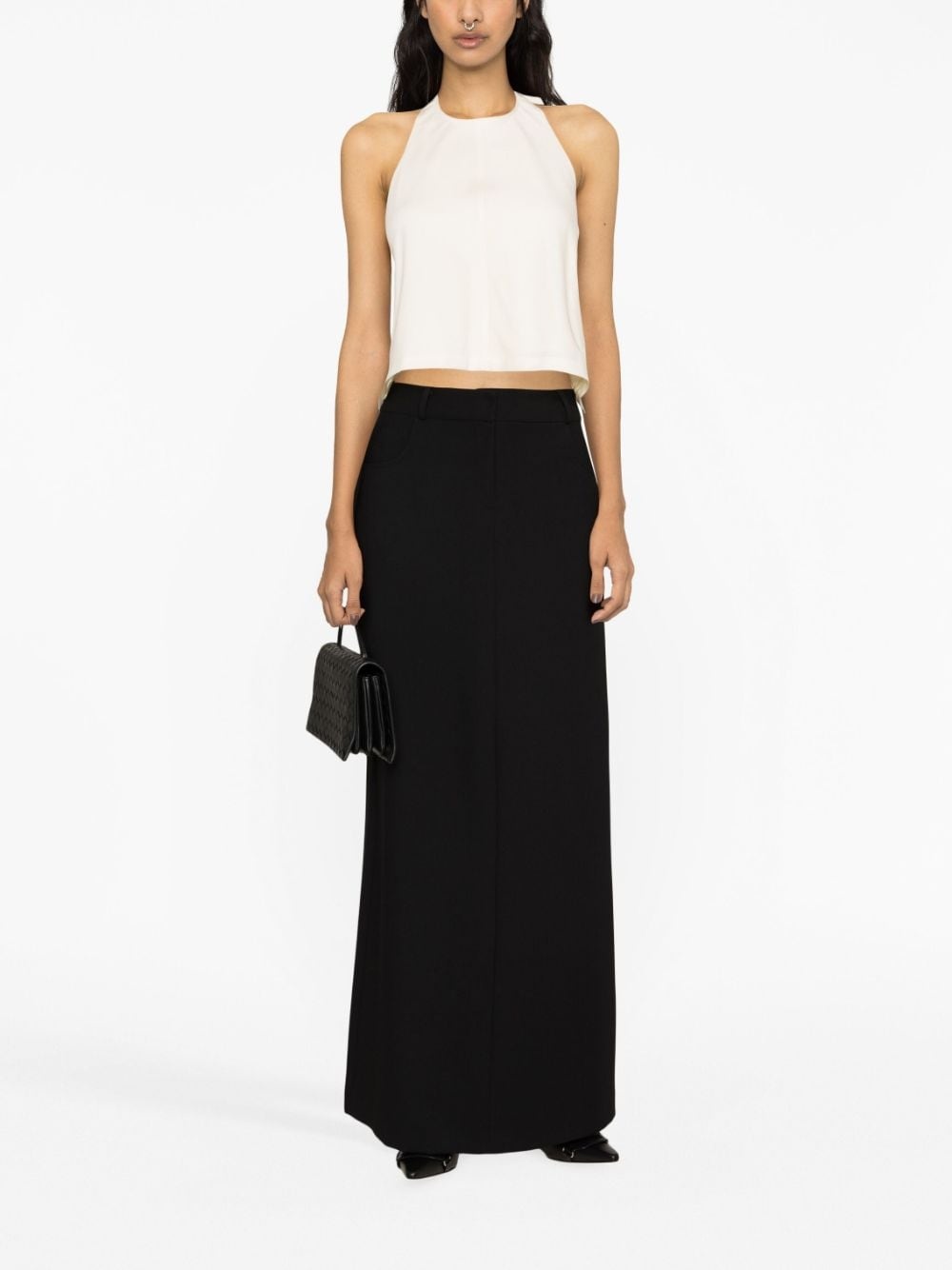 halterneck wool top - 2