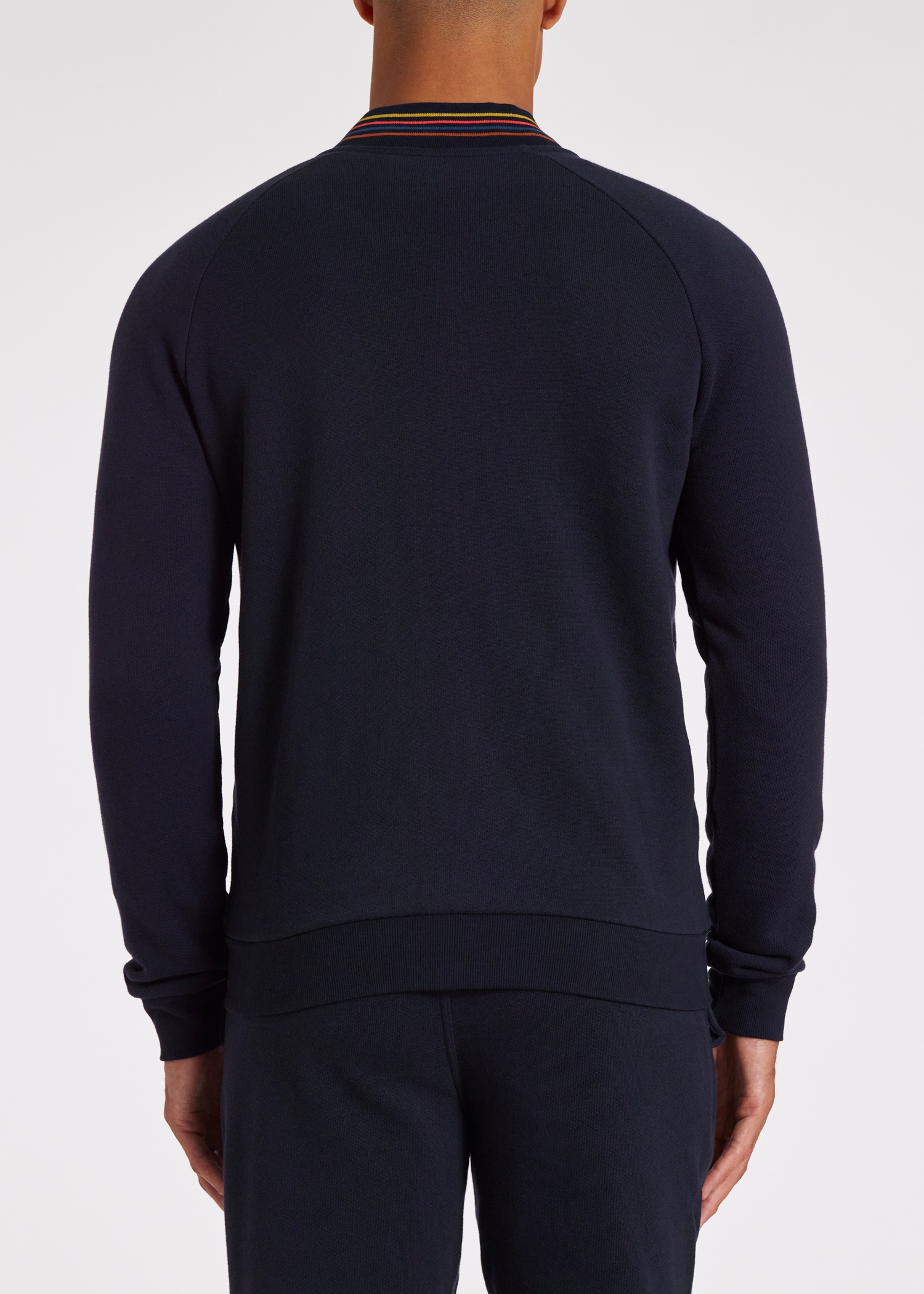 'Artist Stripe' Zip Lounge Top - 6