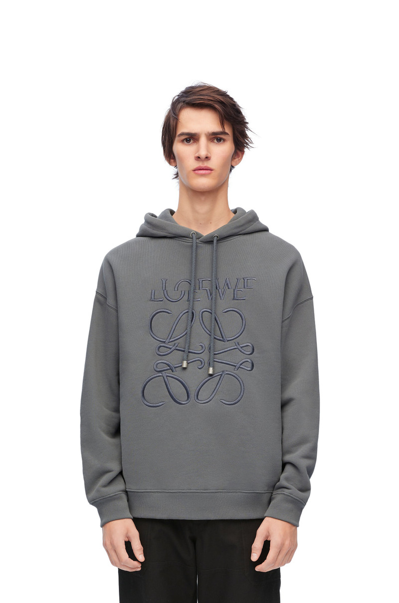 Relaxed fit hoodie in cotton 3