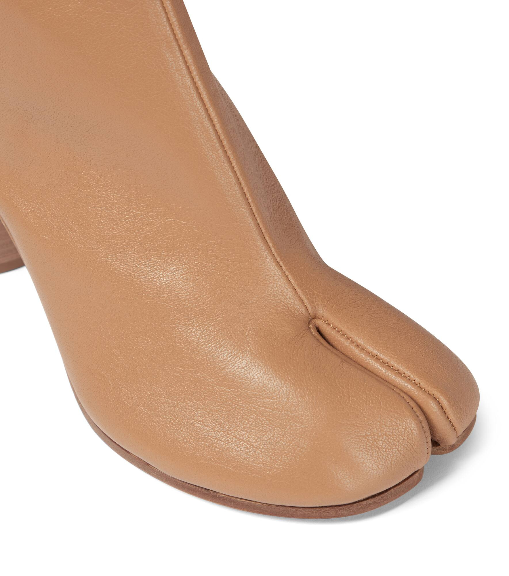 Tabi leather ankle boots - 6