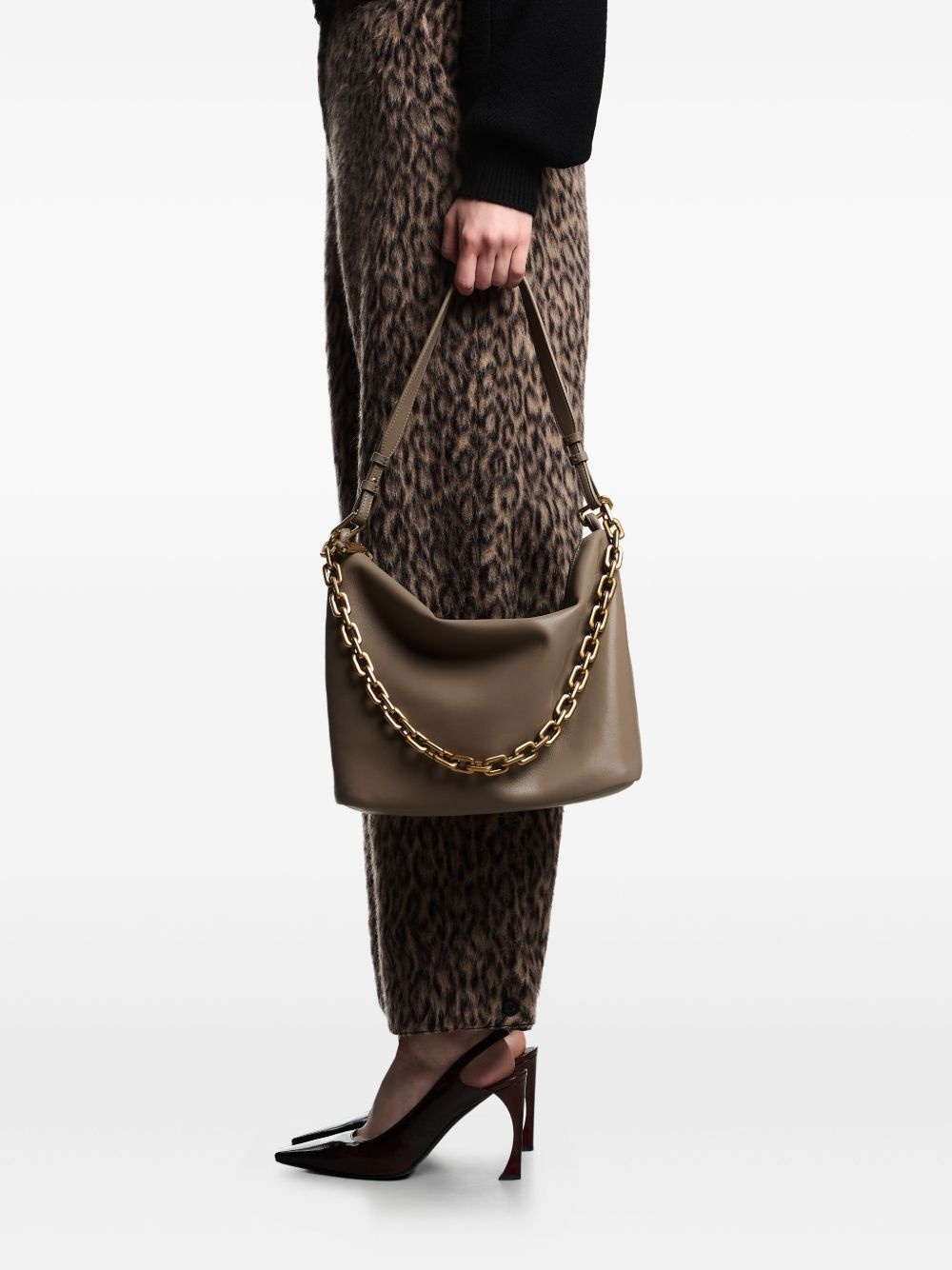medium Hobo leather tote bag - 2
