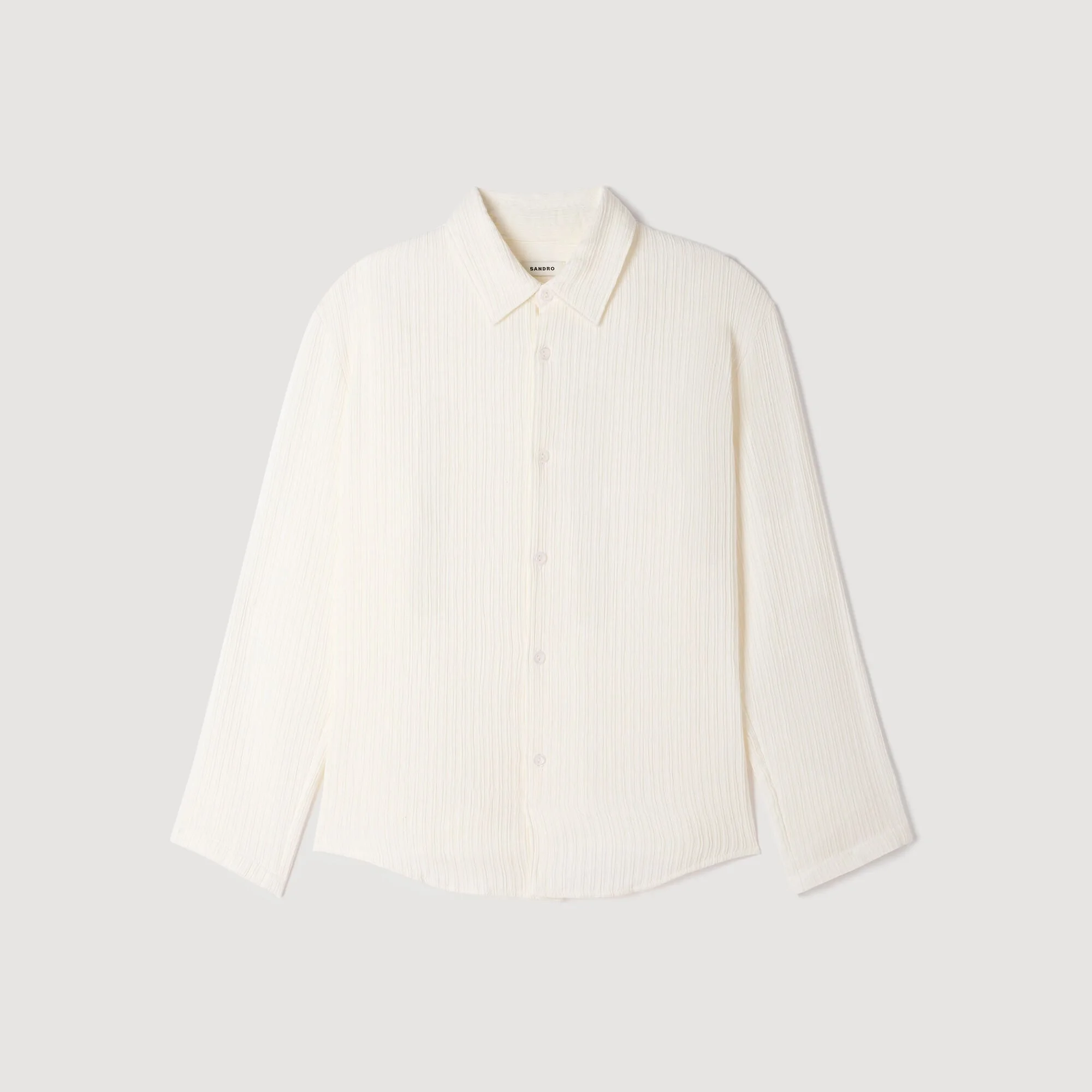CRINKLED LOOSE-FIT SHIRT - 1