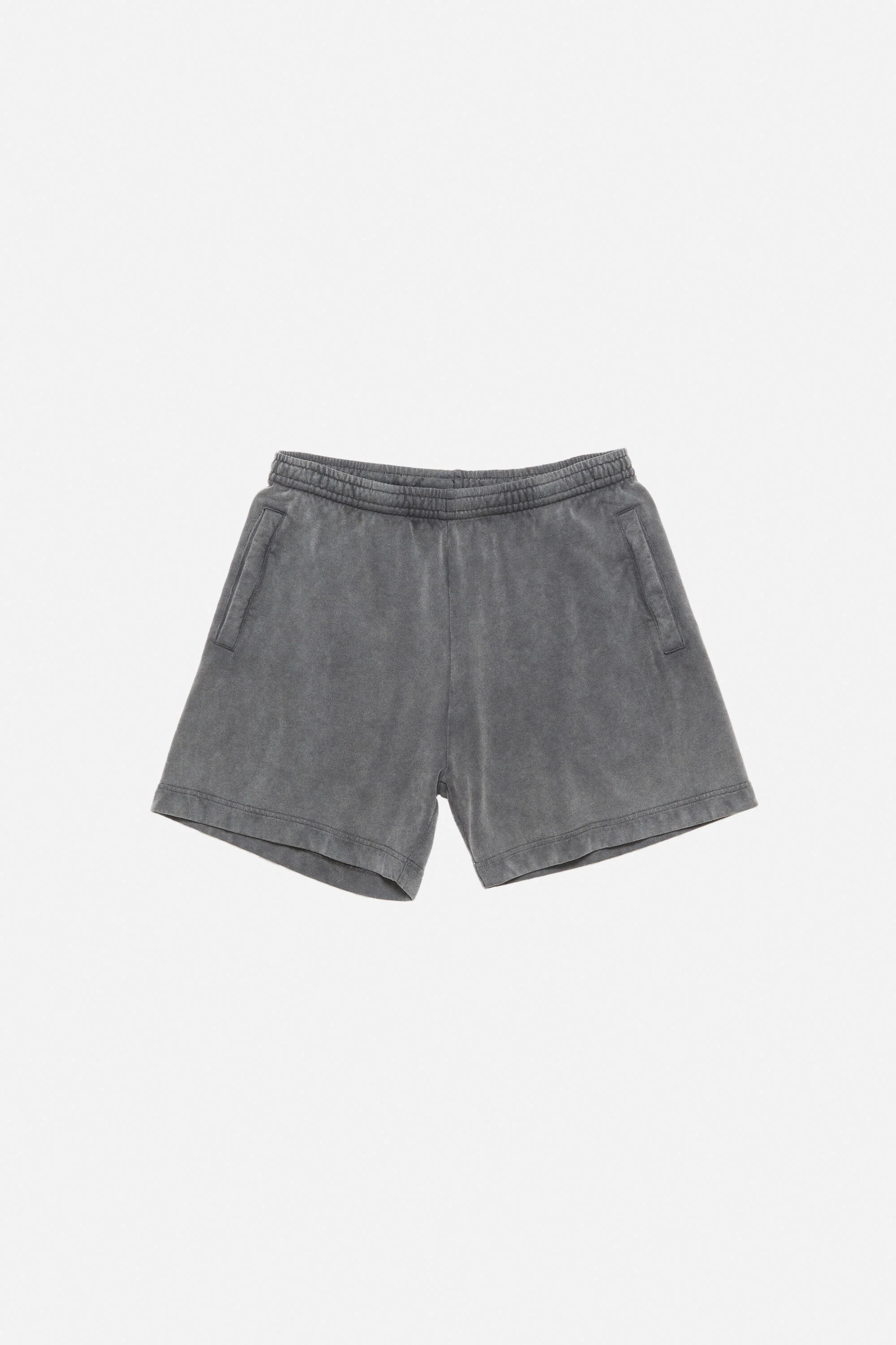 Cotton shorts - Faded black - 1
