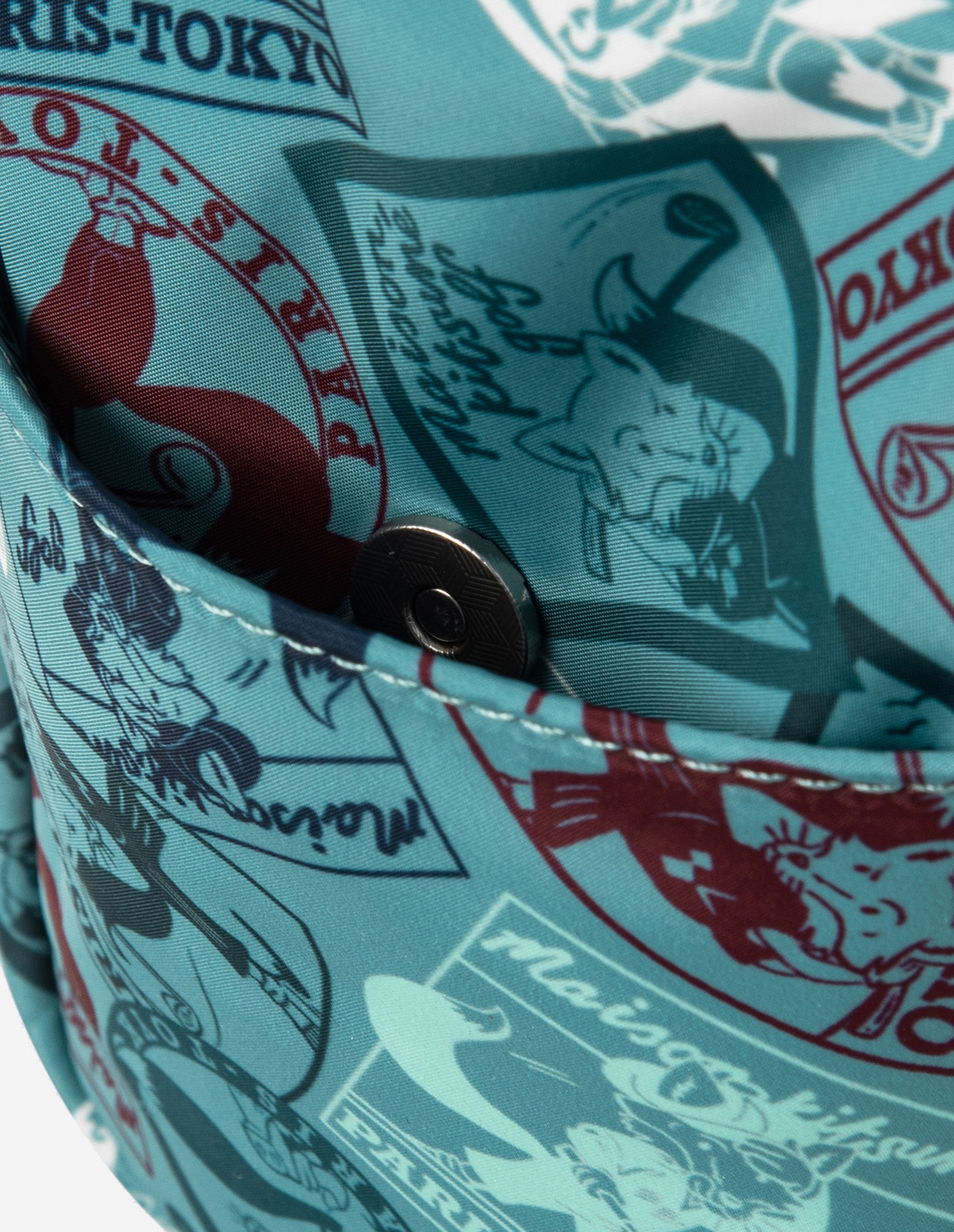 Unisex Stamp Printed Mini Bag - 7