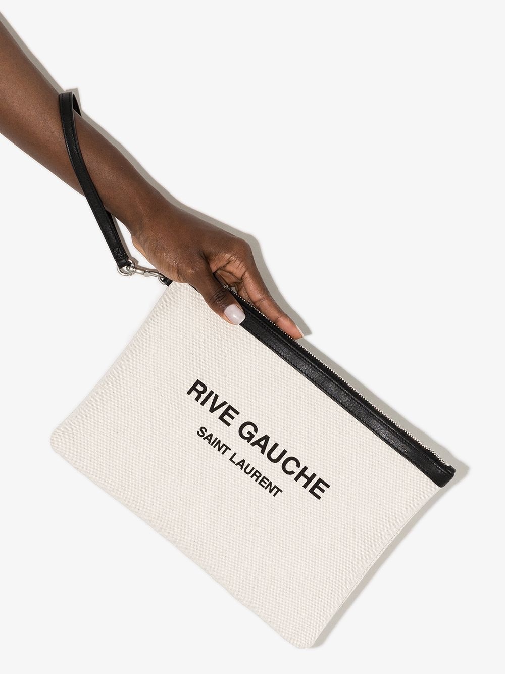 Rive Gauche canvas pouch - 4