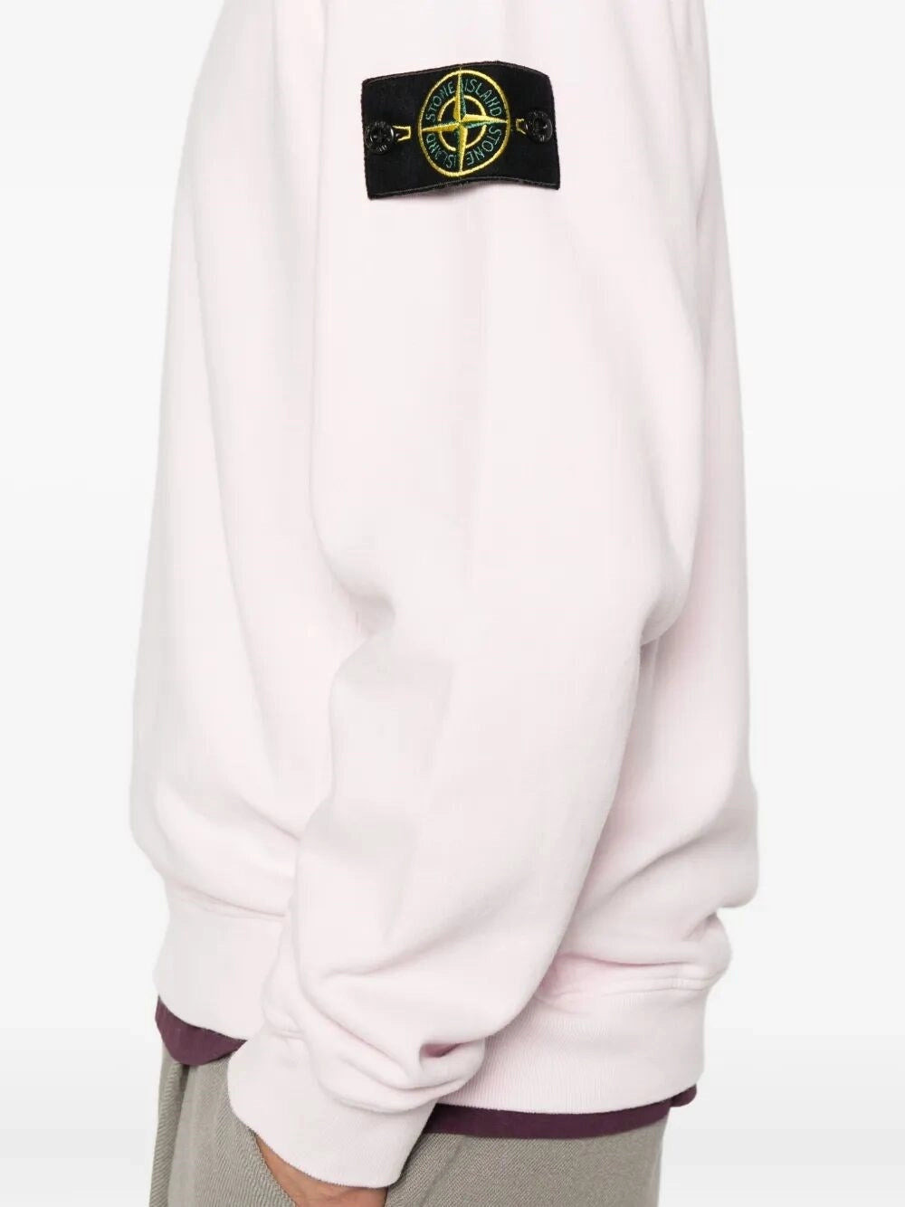 Stone Island Men `Brushed Organic Cotton` Sweatshirt - 4