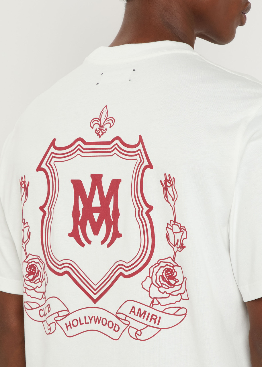 Amiri Ma Crest Logo-print Cotton T-shirt - 5