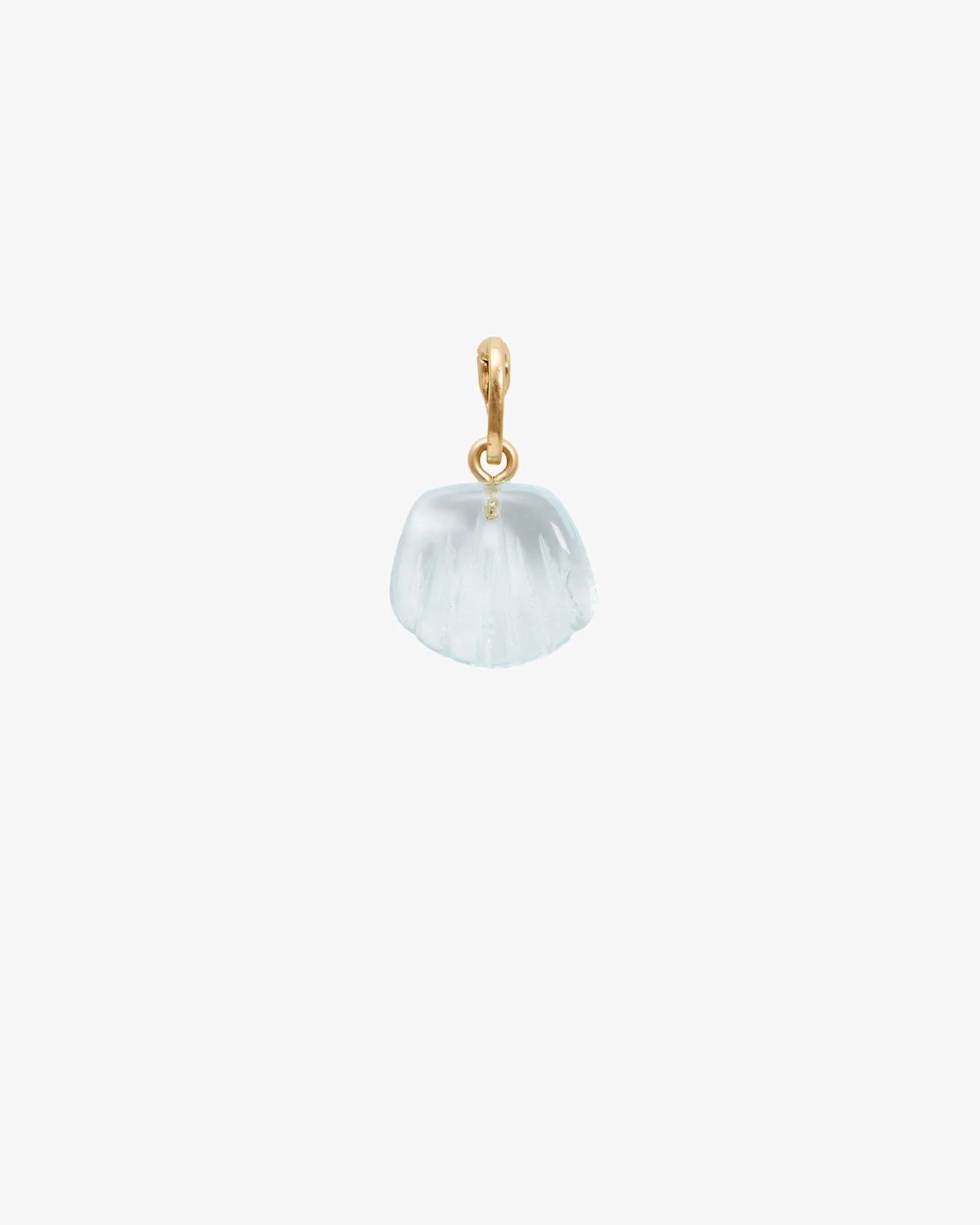 Stone Scallop Charm - 1