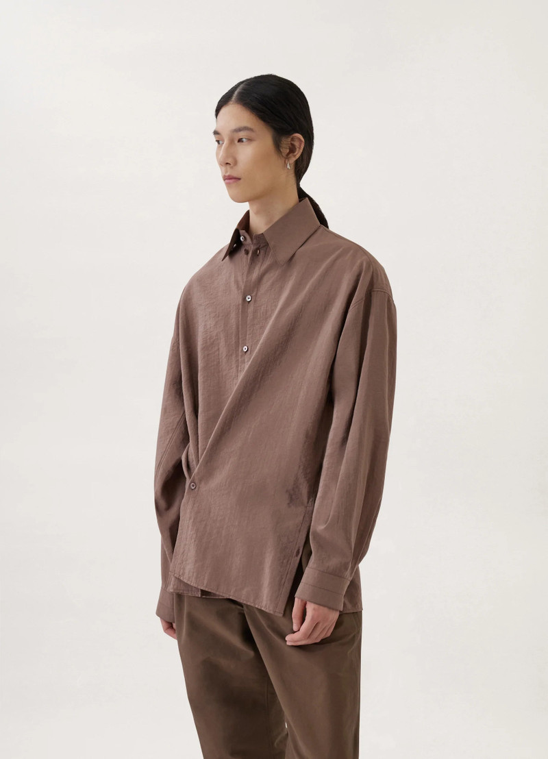 REGULAR COLLAR TWISTED SHIRT
DRY SILK 3