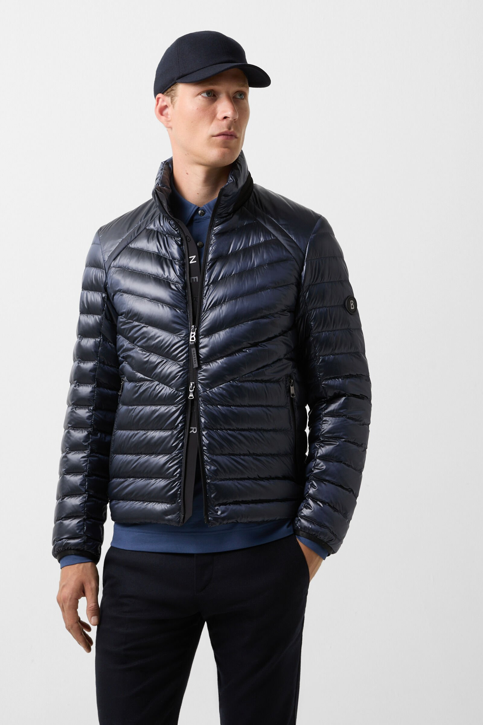 Liman quilted jacket in Navy blue - 2