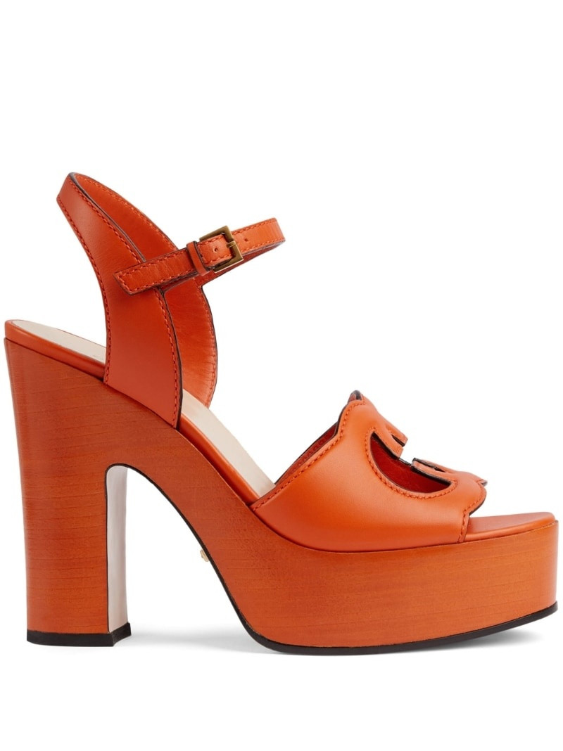 interlocking G 110mm high sandals 1