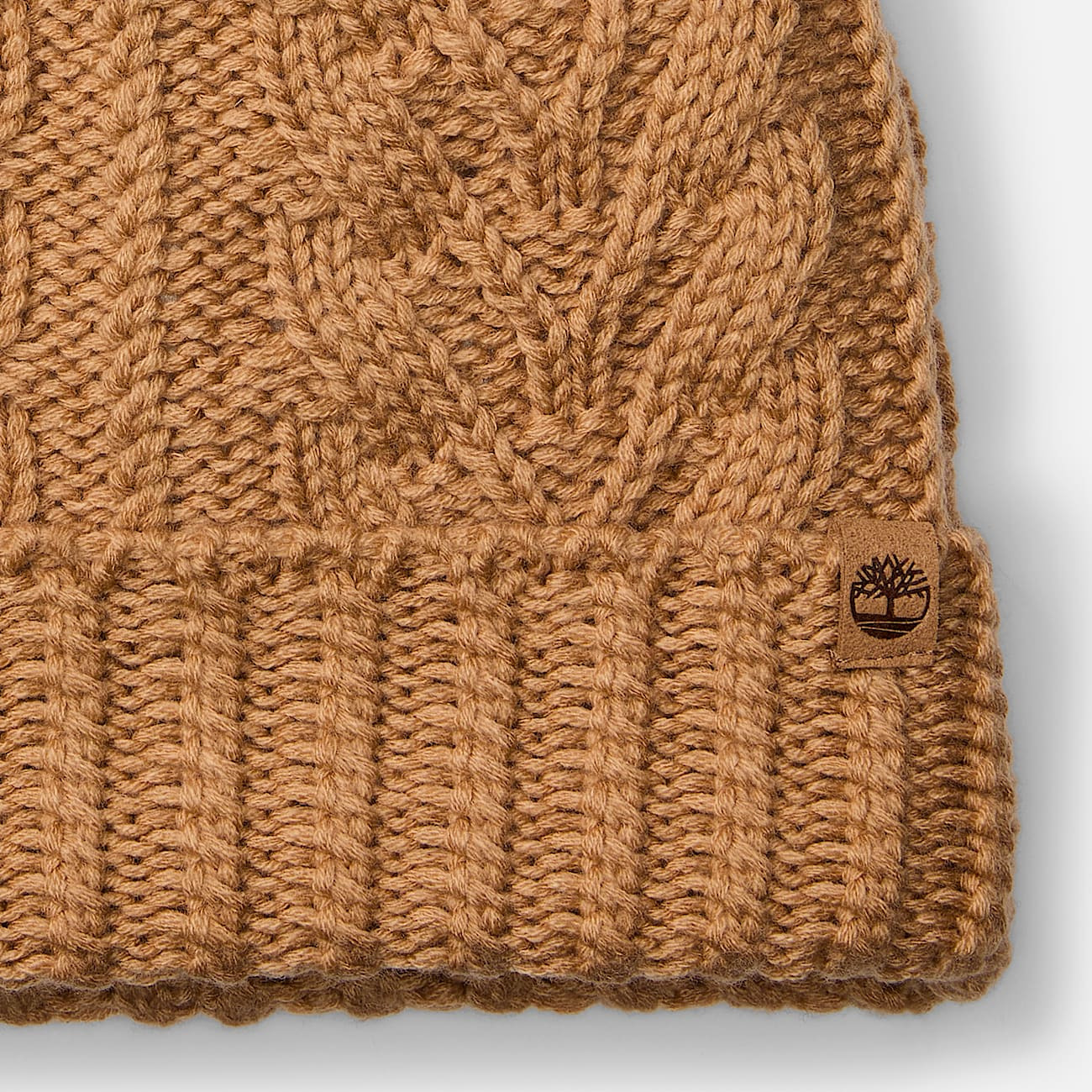 Women's Cable Beanie with Pom - 3