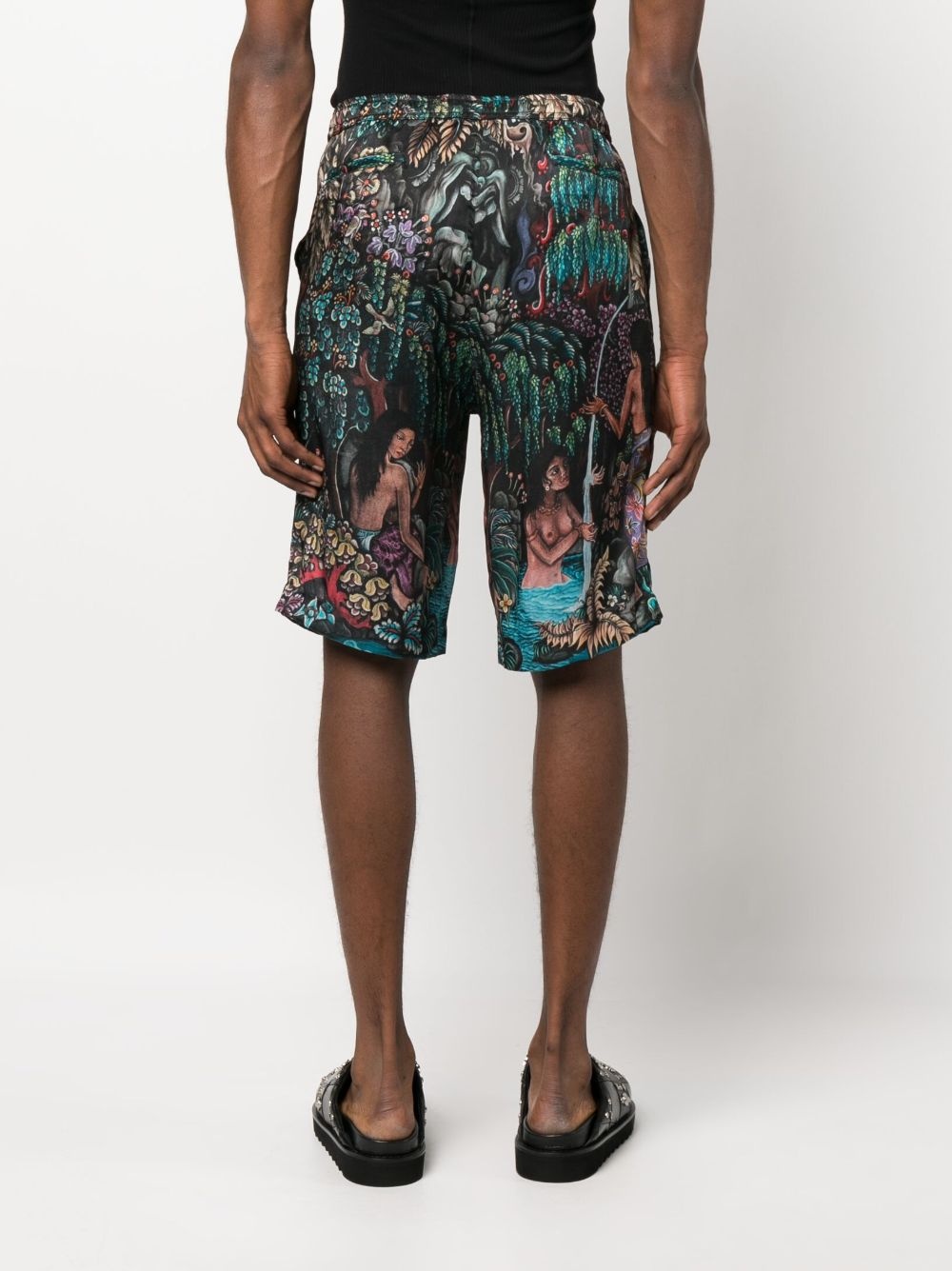 Goa Gajah silk bermuda shorts - 4
