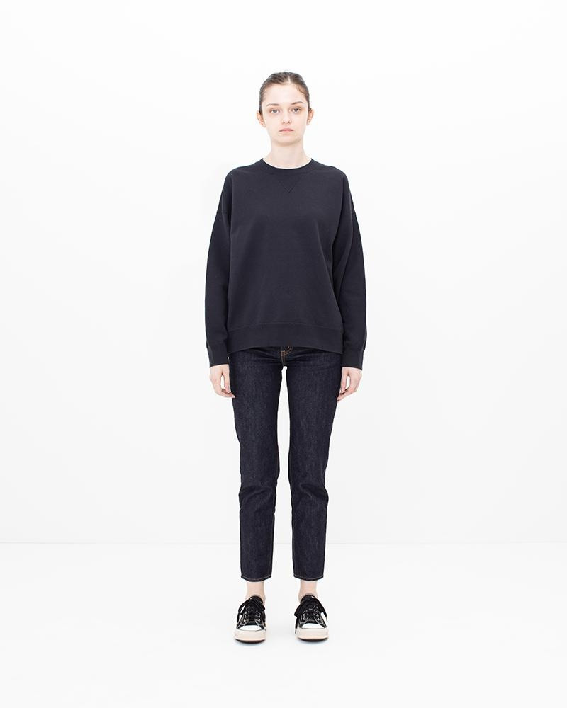 visvim AMPLUS SWEAT L/S W BLACK outlook