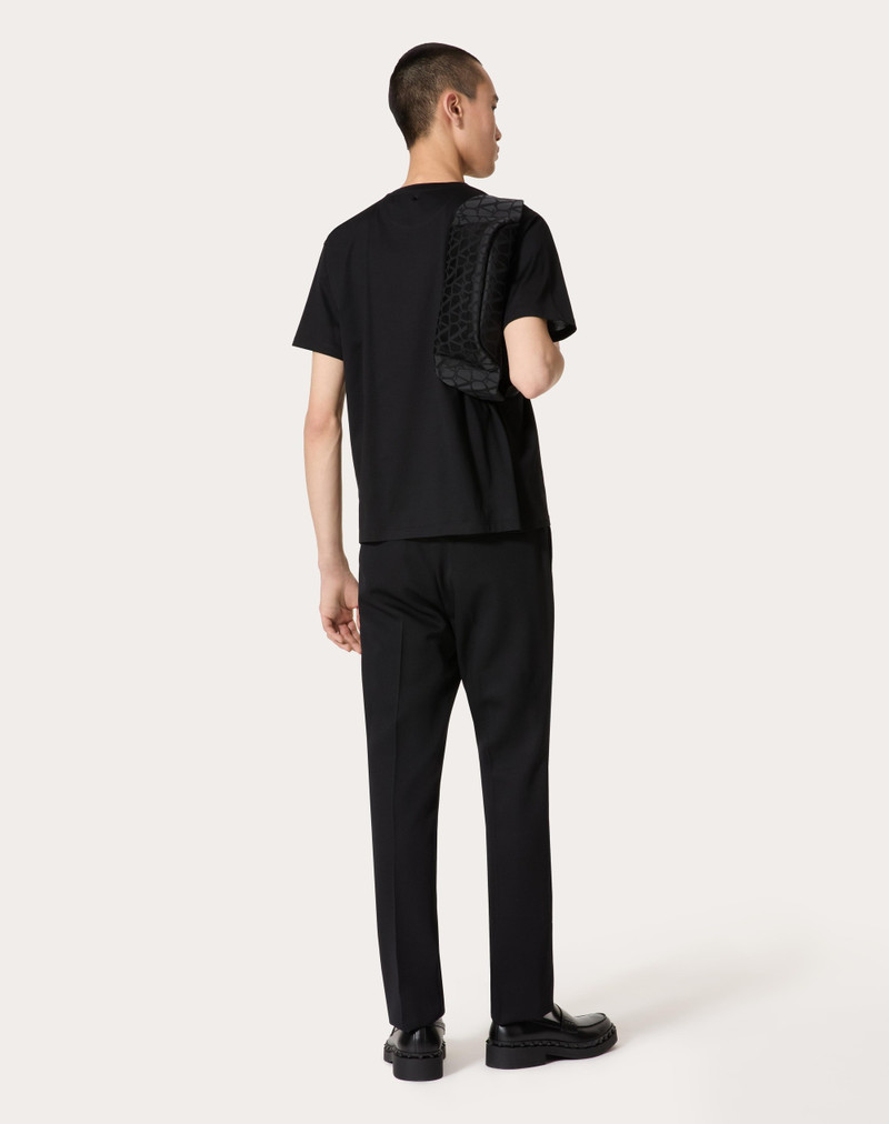 Valentino BLACK ICONOGRAPHE NYLON BELT BAG outlook