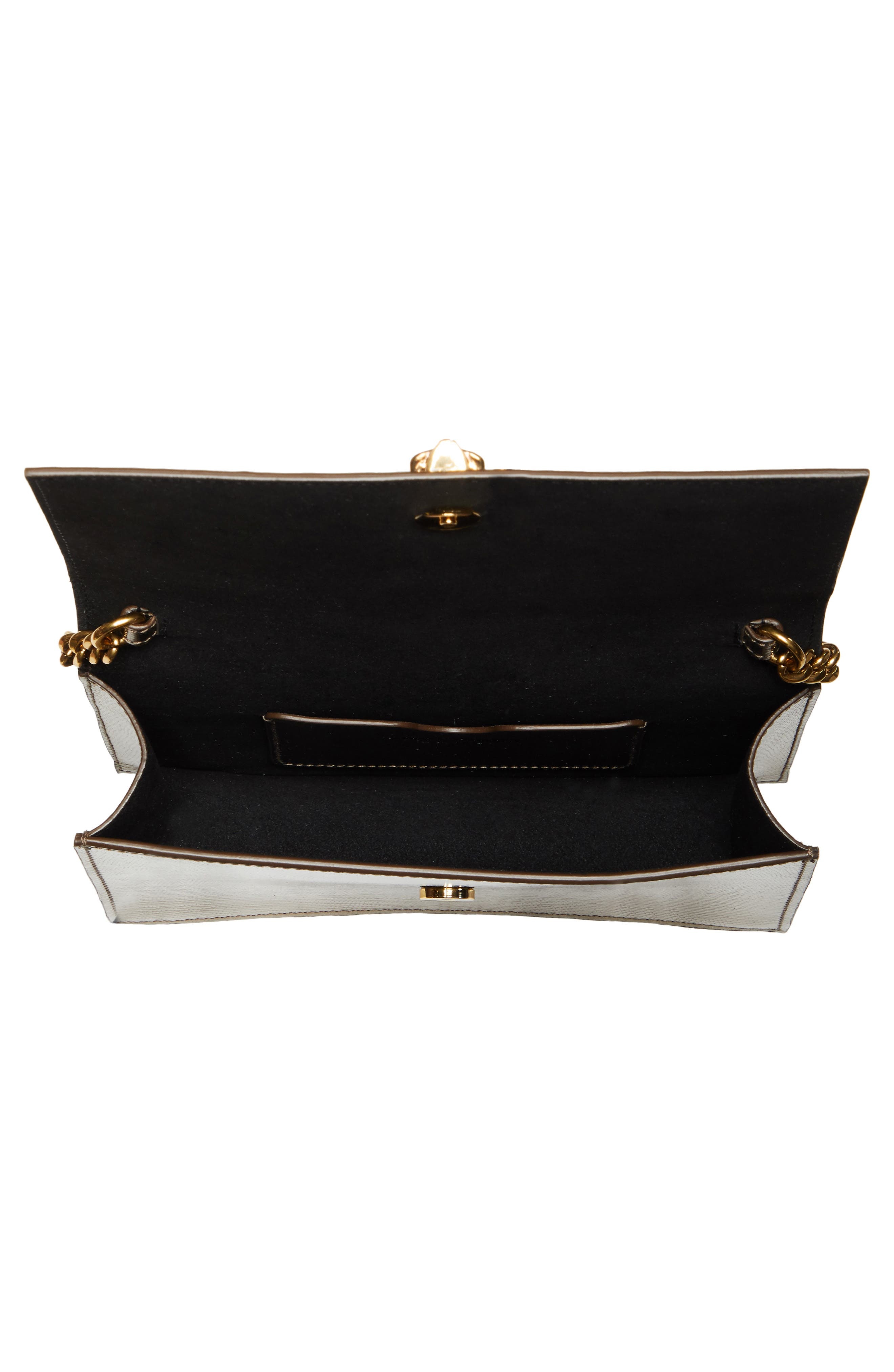 Mini Skull Croc Embossed Leather Bag - 5