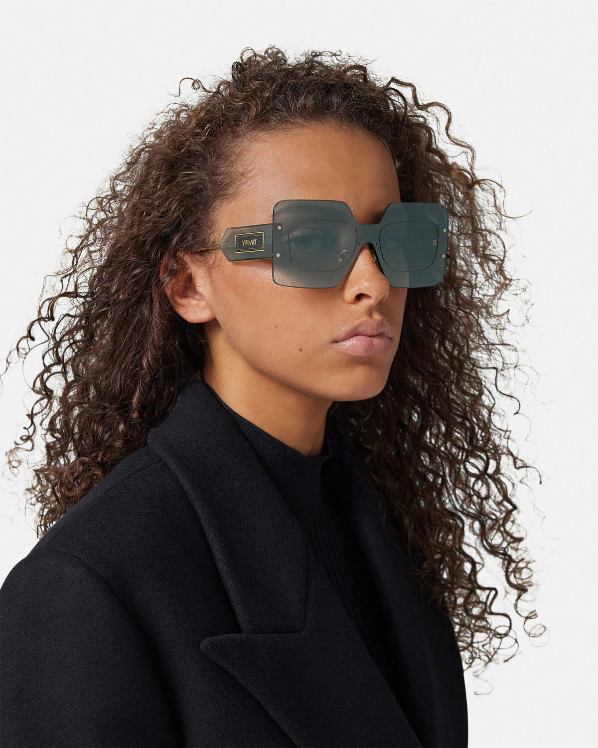 Damier Plaque Squared Shield Sunglasses - 3