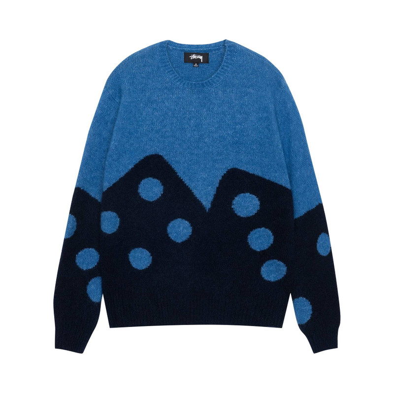 Stussy Dice Fuzzy Crew 'Blue' - 1