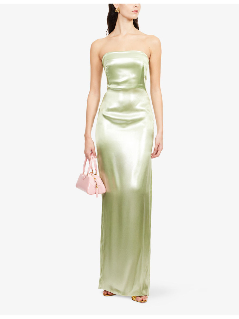 GALVAN Bandeau Woven Maxi Dress outlook