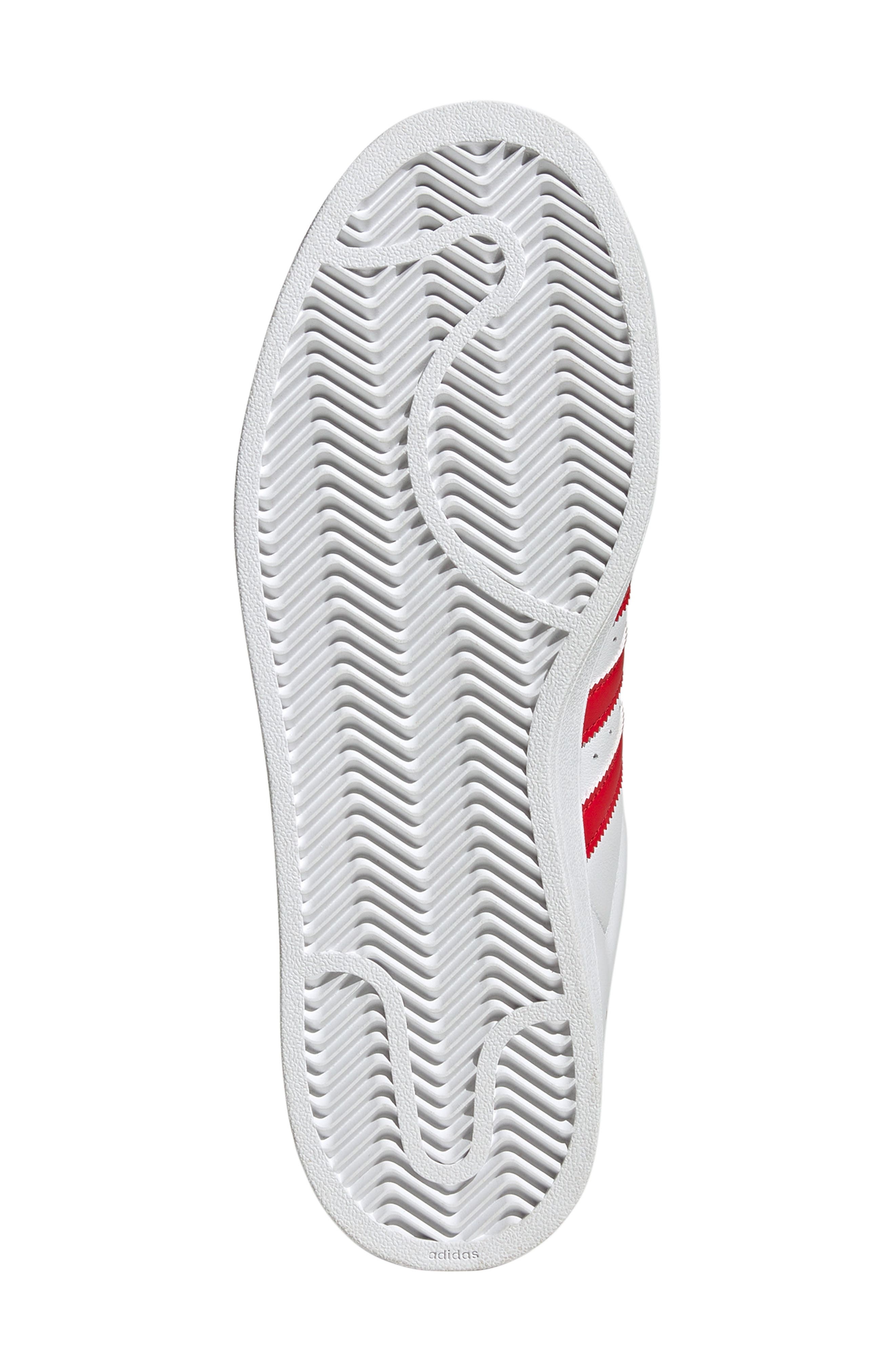 adidas Gender Inclusive Superstar II Sneaker in White/better Scarlet/black at Nordstrom - 5