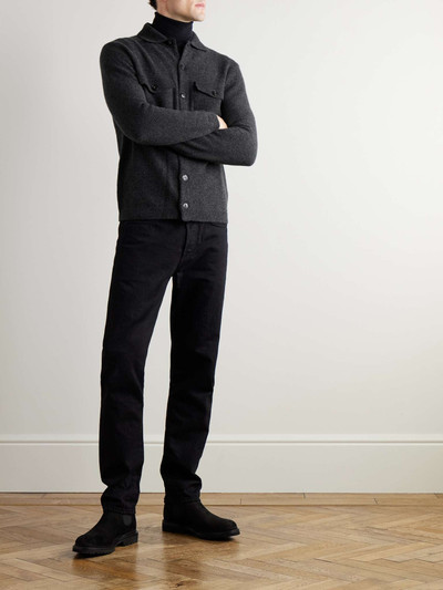 Canali Slim-Fit Wool and Cashmere-Blend Cardigan outlook