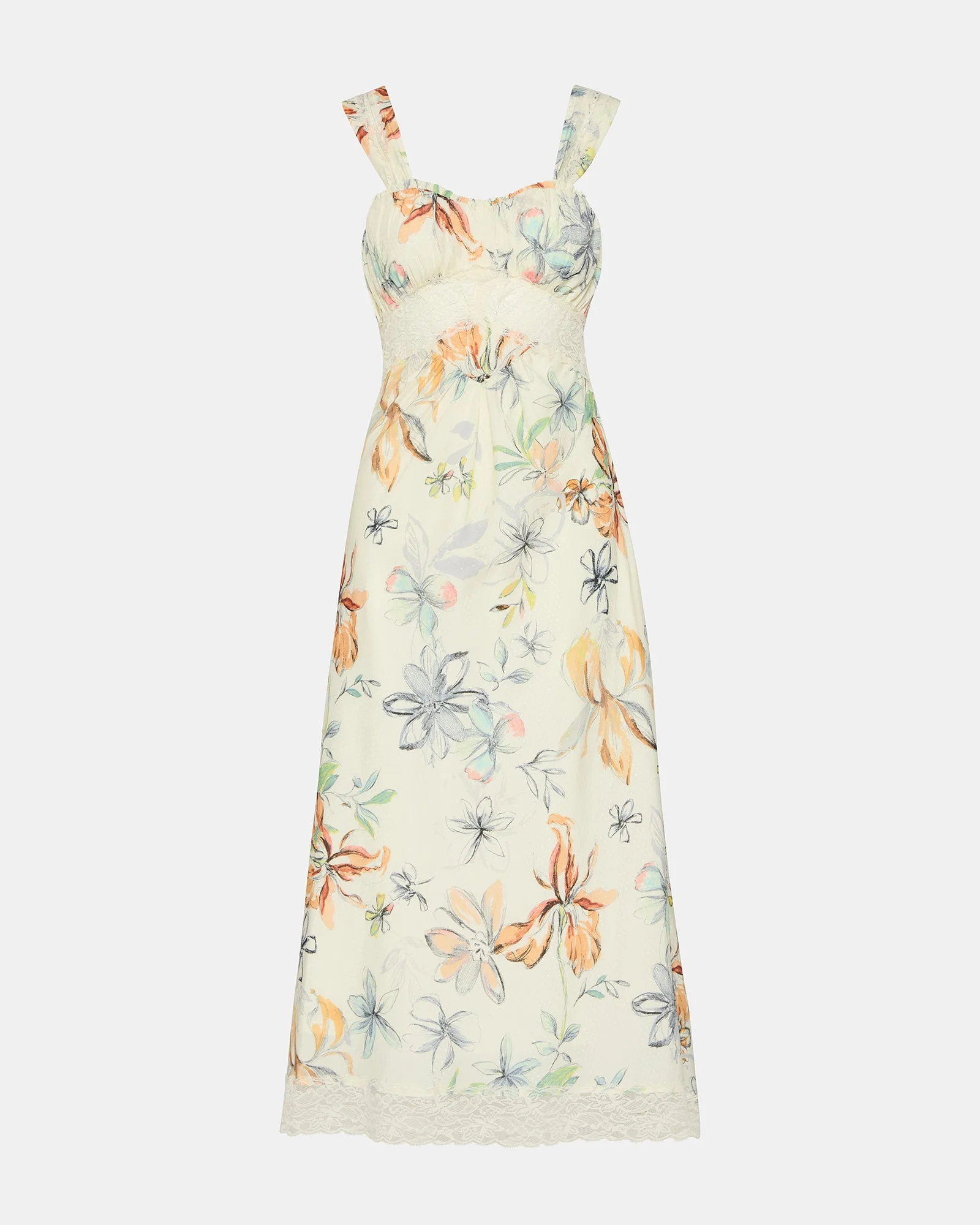 ALEXUS DRESS VINTAGE IVORY - 1