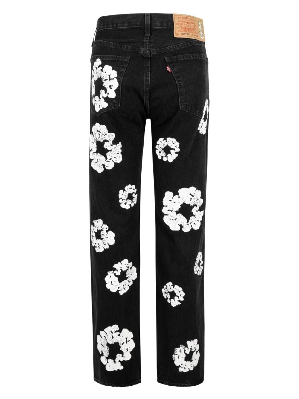 x Levi's Cotton Wreath-print straight-leg jeans - 3