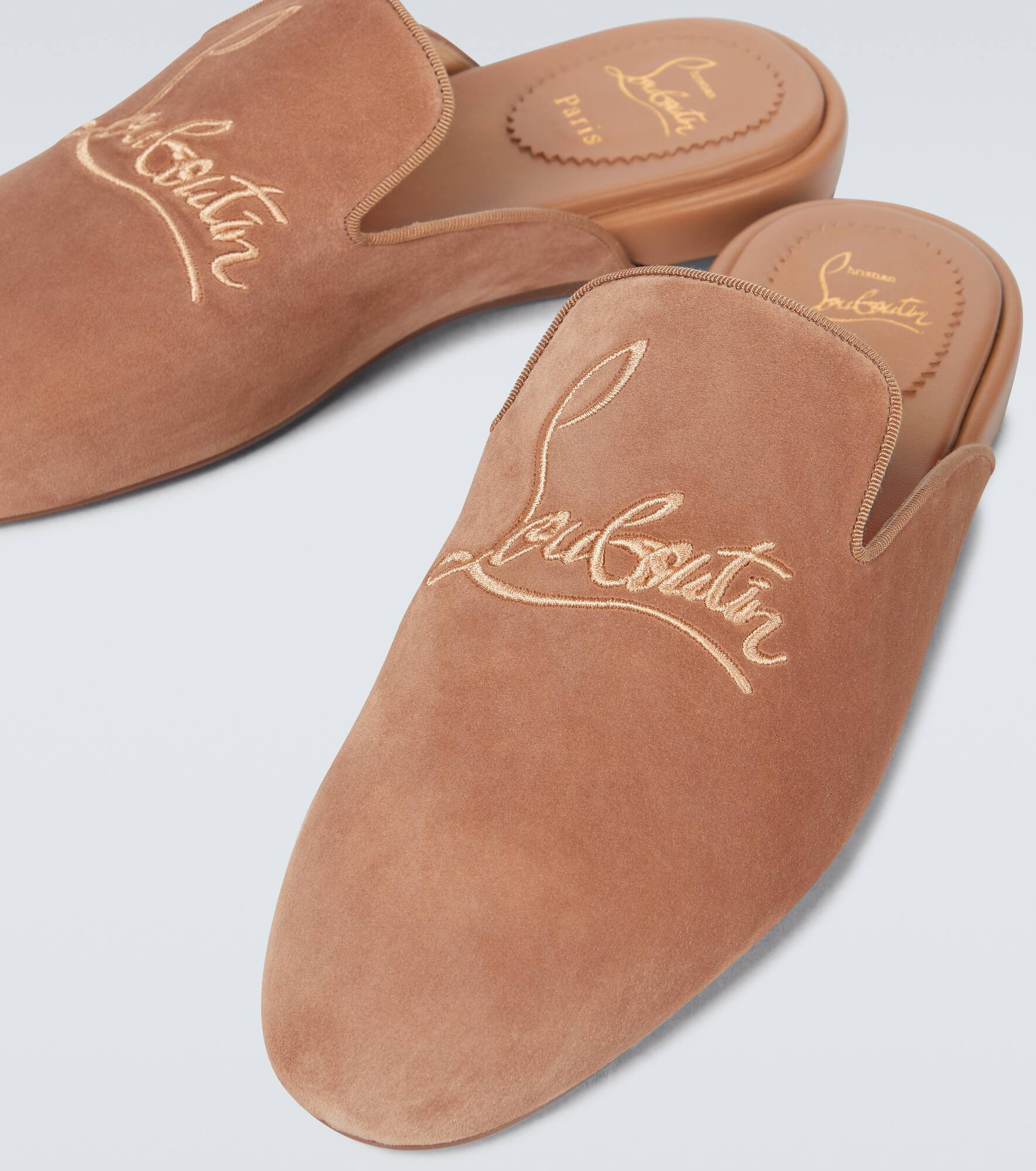 Exclusive to Mytheresa – Navy Coolito Flat mules - 3