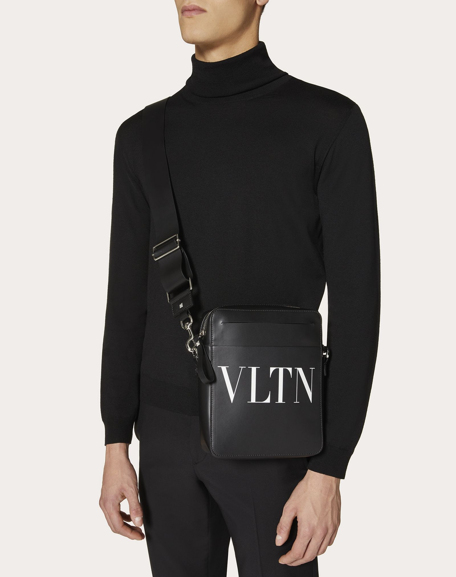 SMALL LEATHER VLTN CROSSBODY BAG - 6