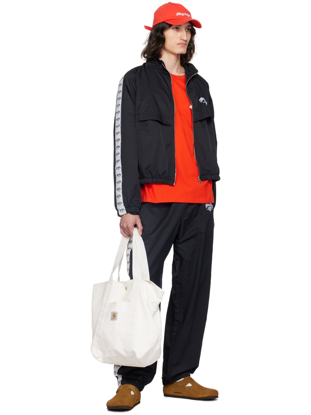 Black Zip Track Jacket - 4
