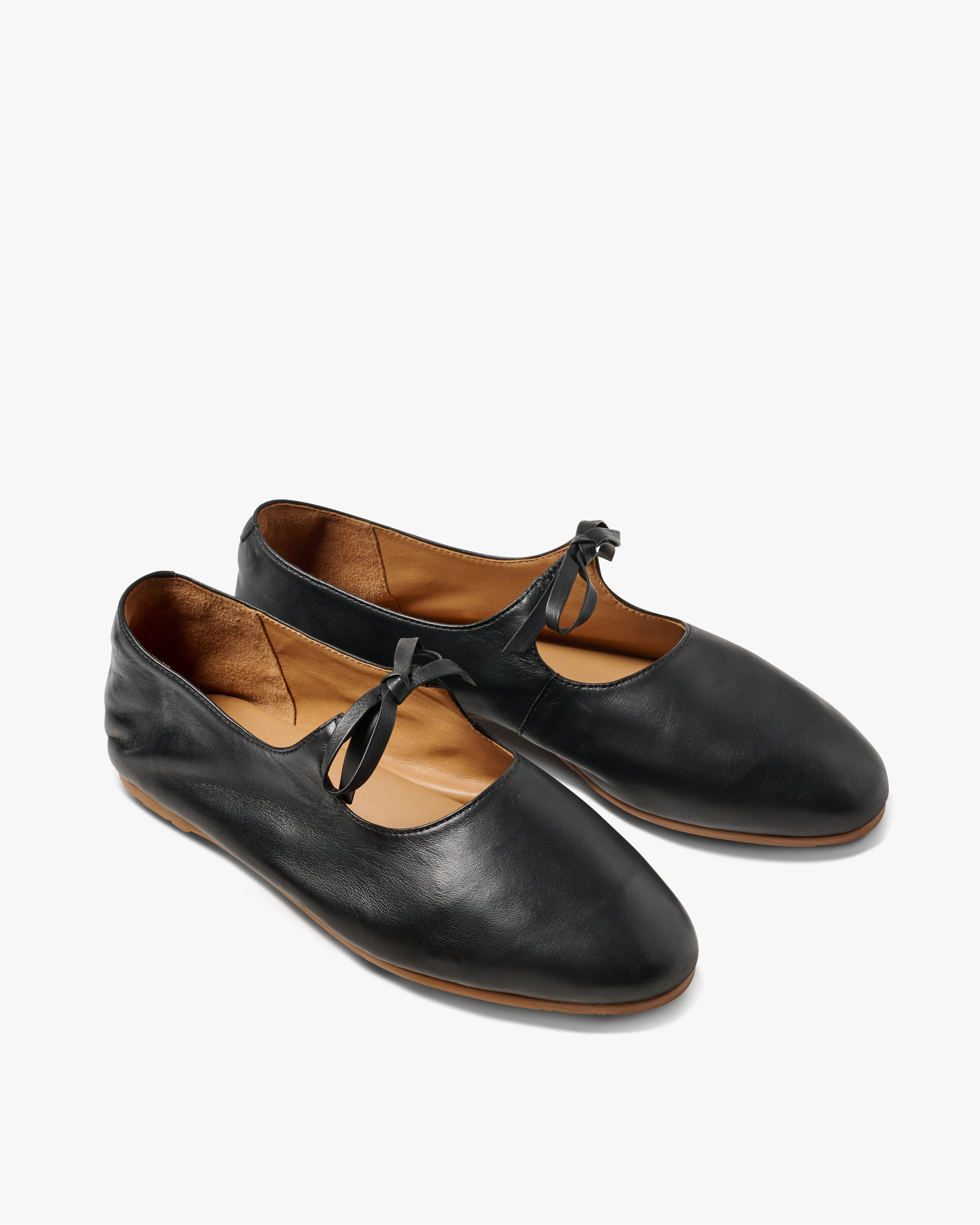 Crane Bow Leather Mary Jane Shoe - 1