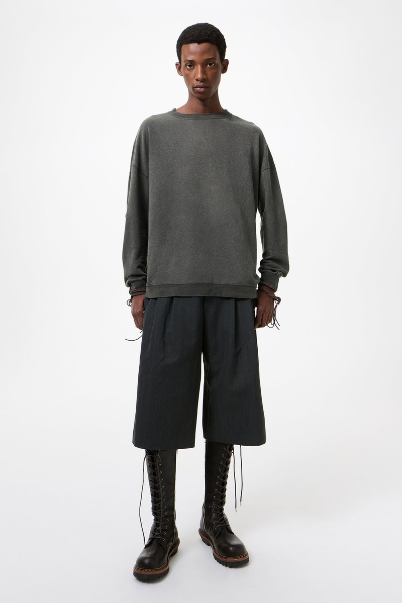 Our Legacy Slack Sweatshirt Washed Black Rogue Loopback outlook