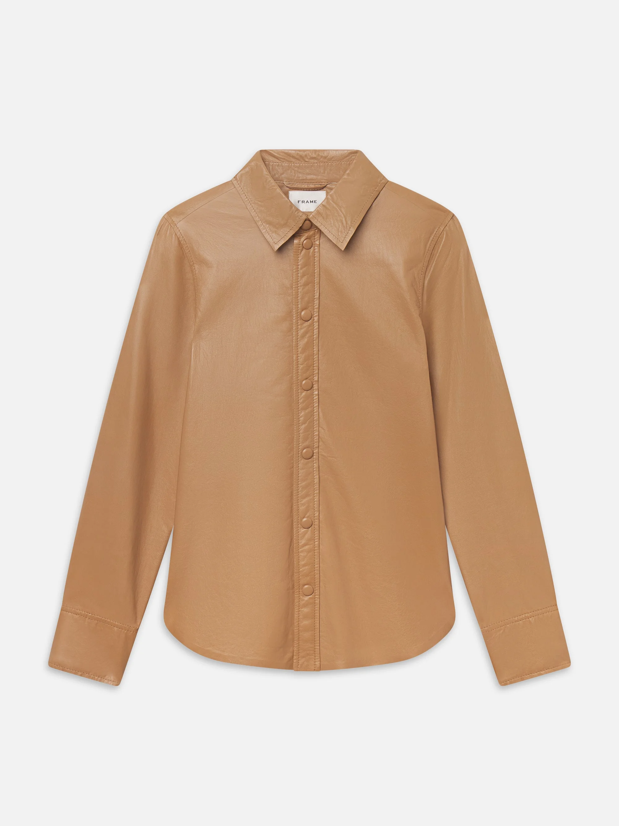 The Paper Leather Slim Shirt - 1
