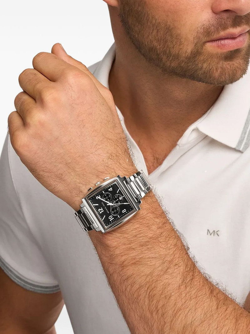 MICHAEL KORS Rhys square 3 Sub-Dials 40mm watch outlook