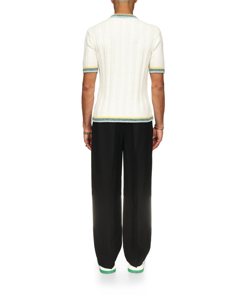 Rib Boucle Polo Shirt | Casablanca Paris 4