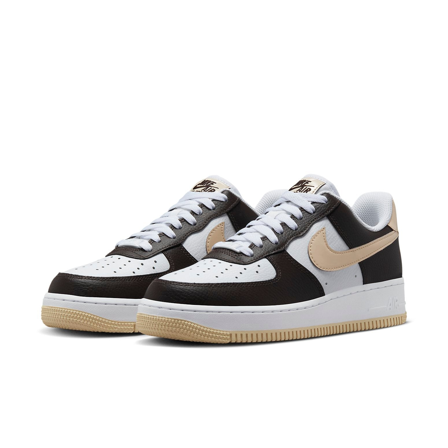 (WMNS) Nike Air Force 1 Low '07 'White Velvet Brown' FD9873-101 - 3
