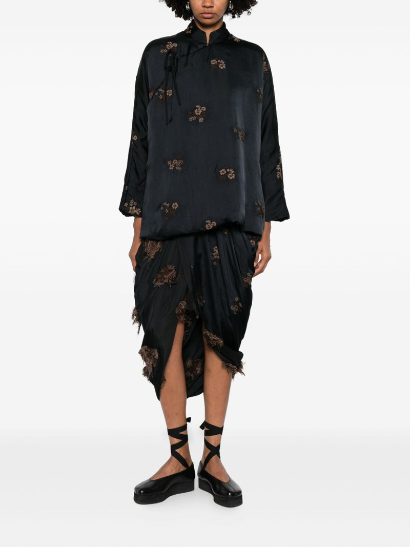 UMA WANG embroidered skirt outlook