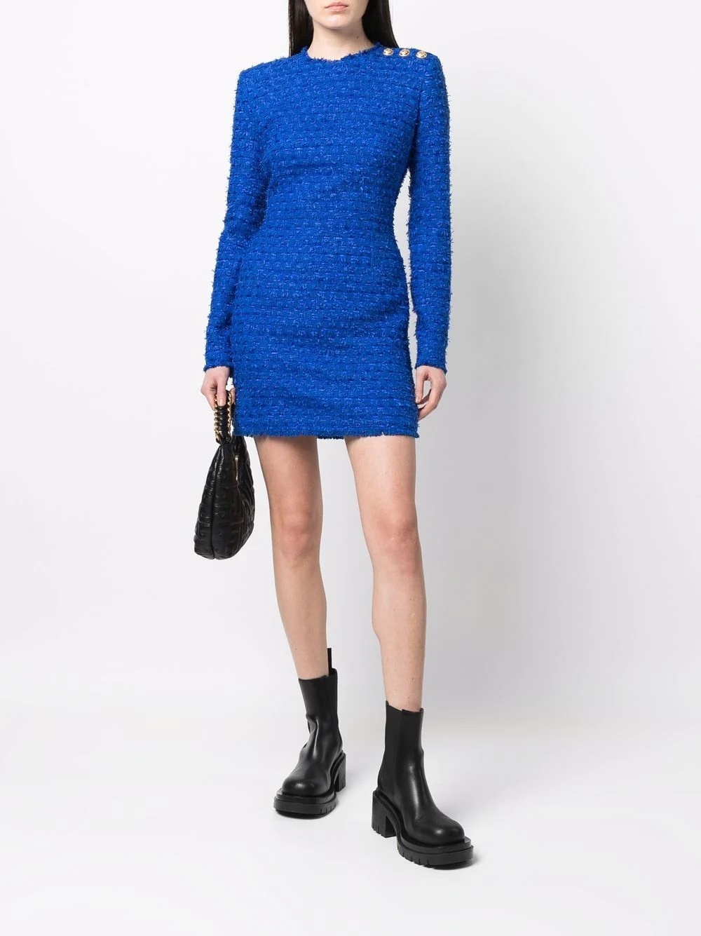 tweed mini dress - 2