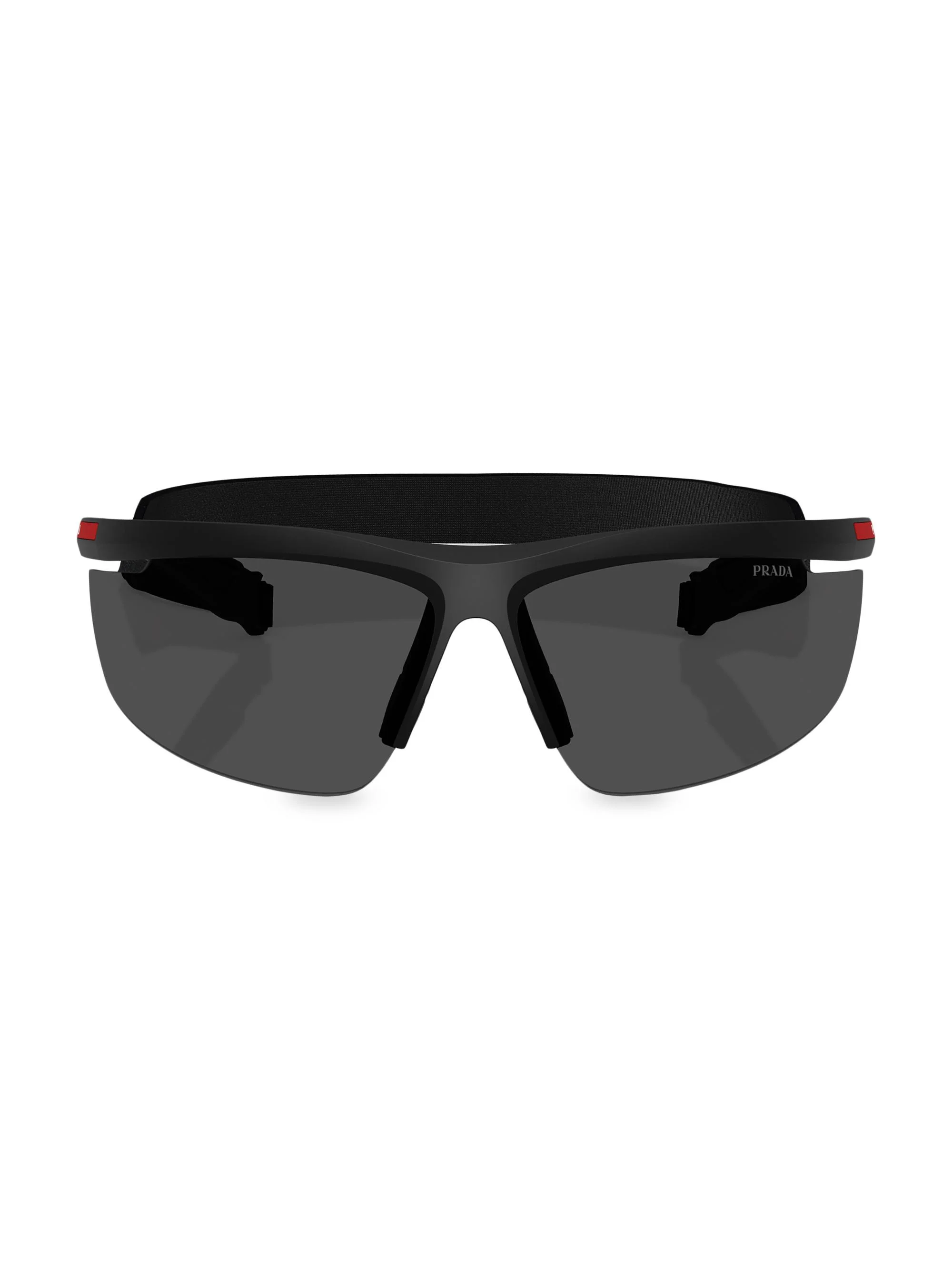 Men's Active 96MM Pillow Sunglasses - Matte Black - 1