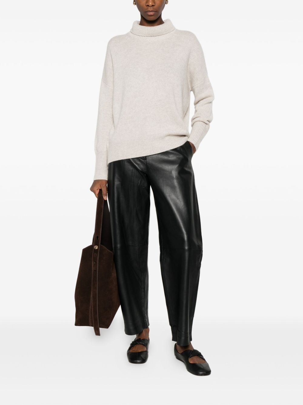 high-neck sweater - 2