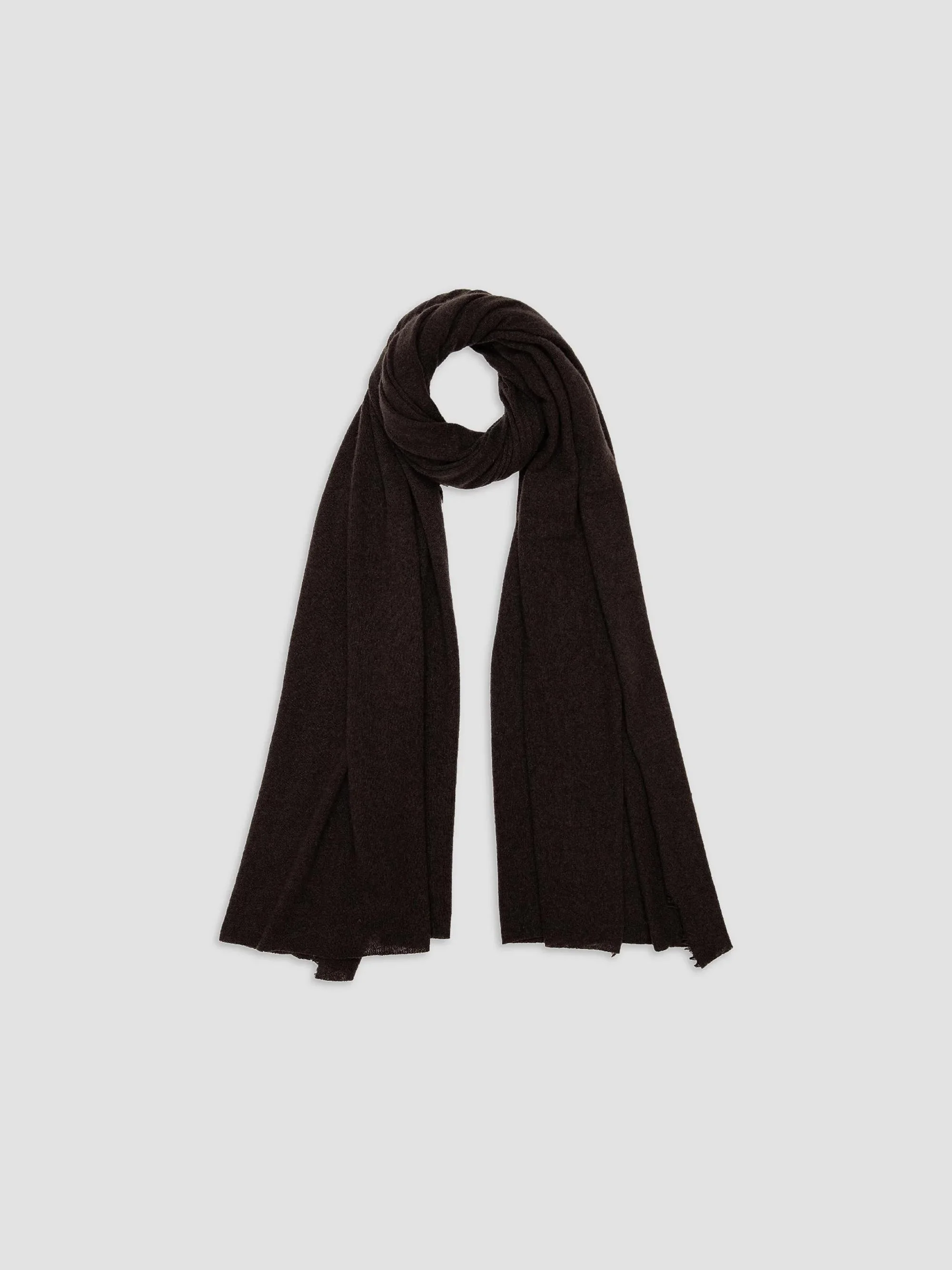 Women's Adriel Cashmere Scarf - Chocolate Brown - 1