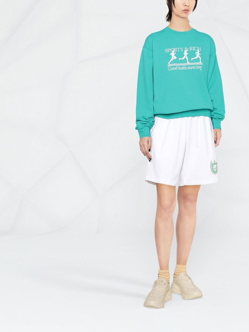 Sporty & Rich logo-print sweatshirt outlook