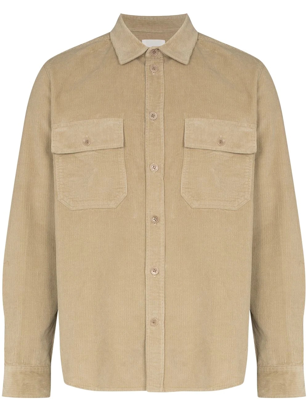 corduroy buttoned shirt - 1