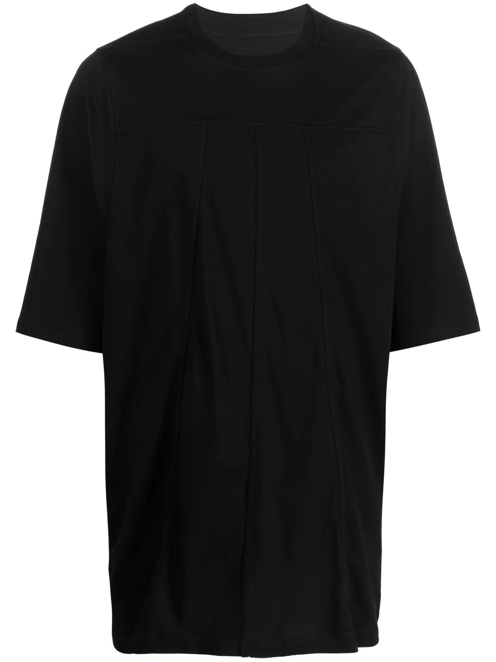 panelled short-sleeved T-shirt - 1