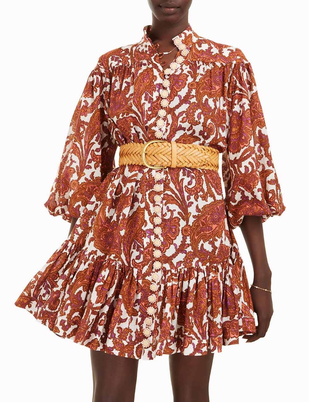 STITCH WEAVE WIDE BELT - 2