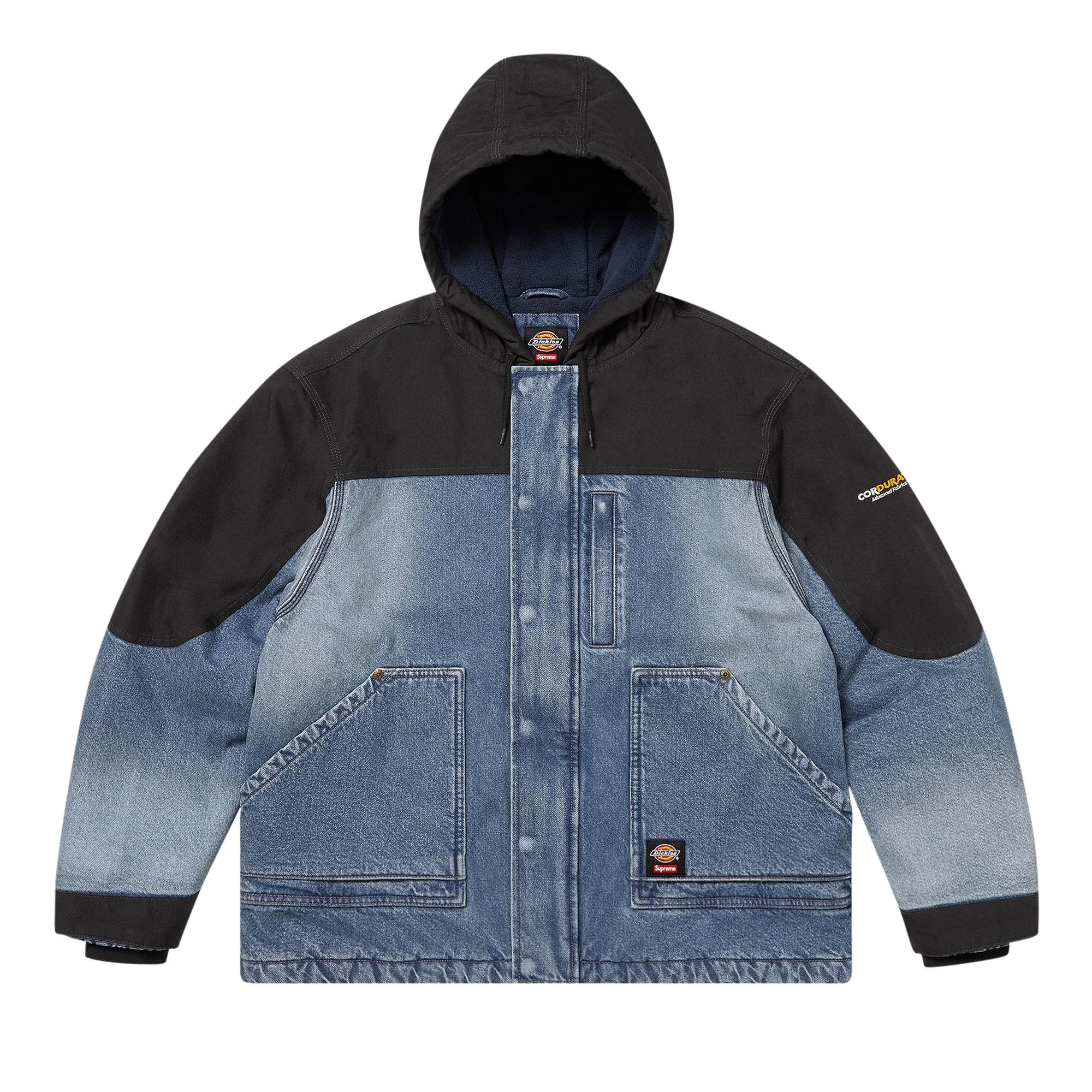 Supreme x Dickies Cordura Hooded Work Jacket 'Denim' - 1