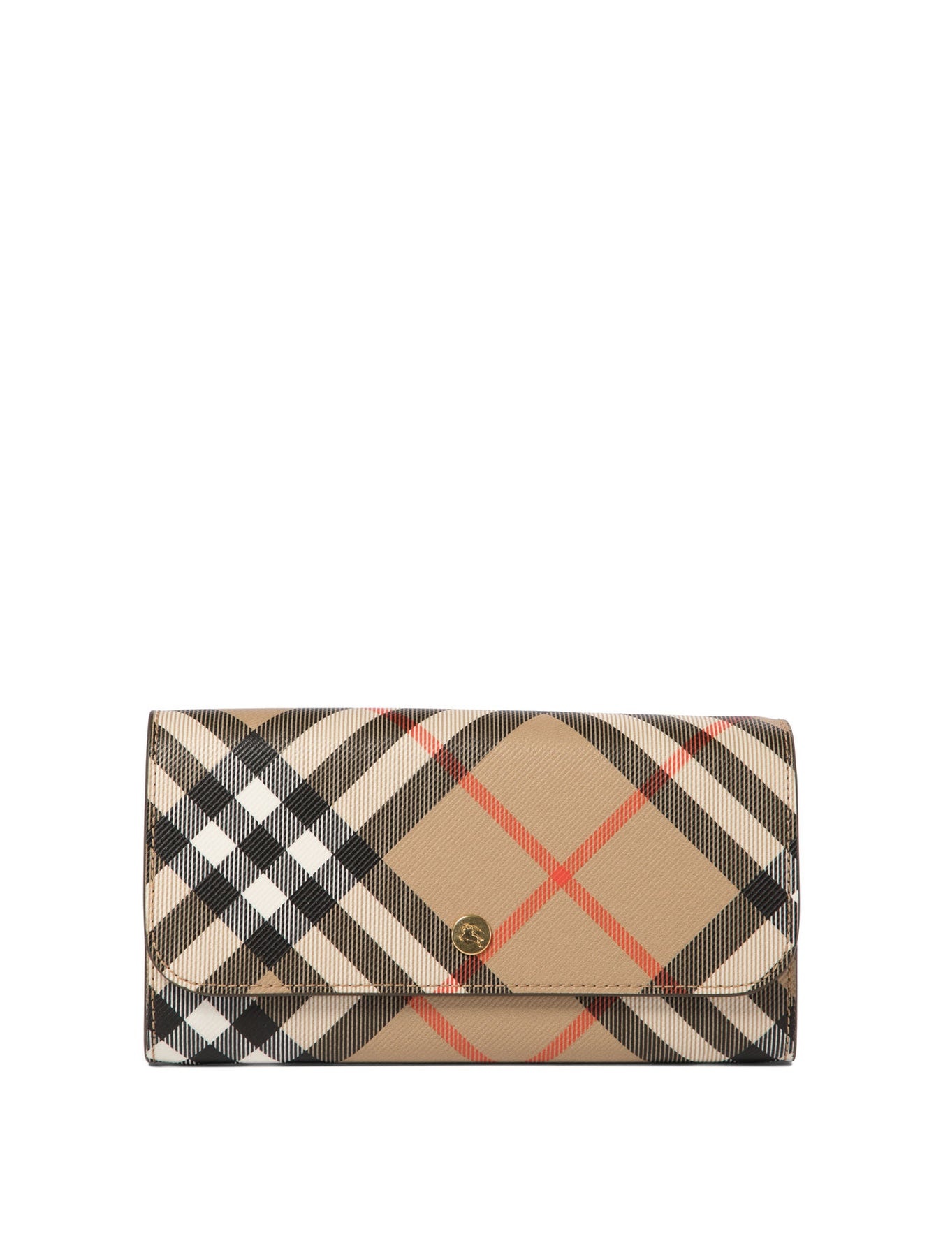 Continental Check Wallet Wallets & Card Holders Beige - 1