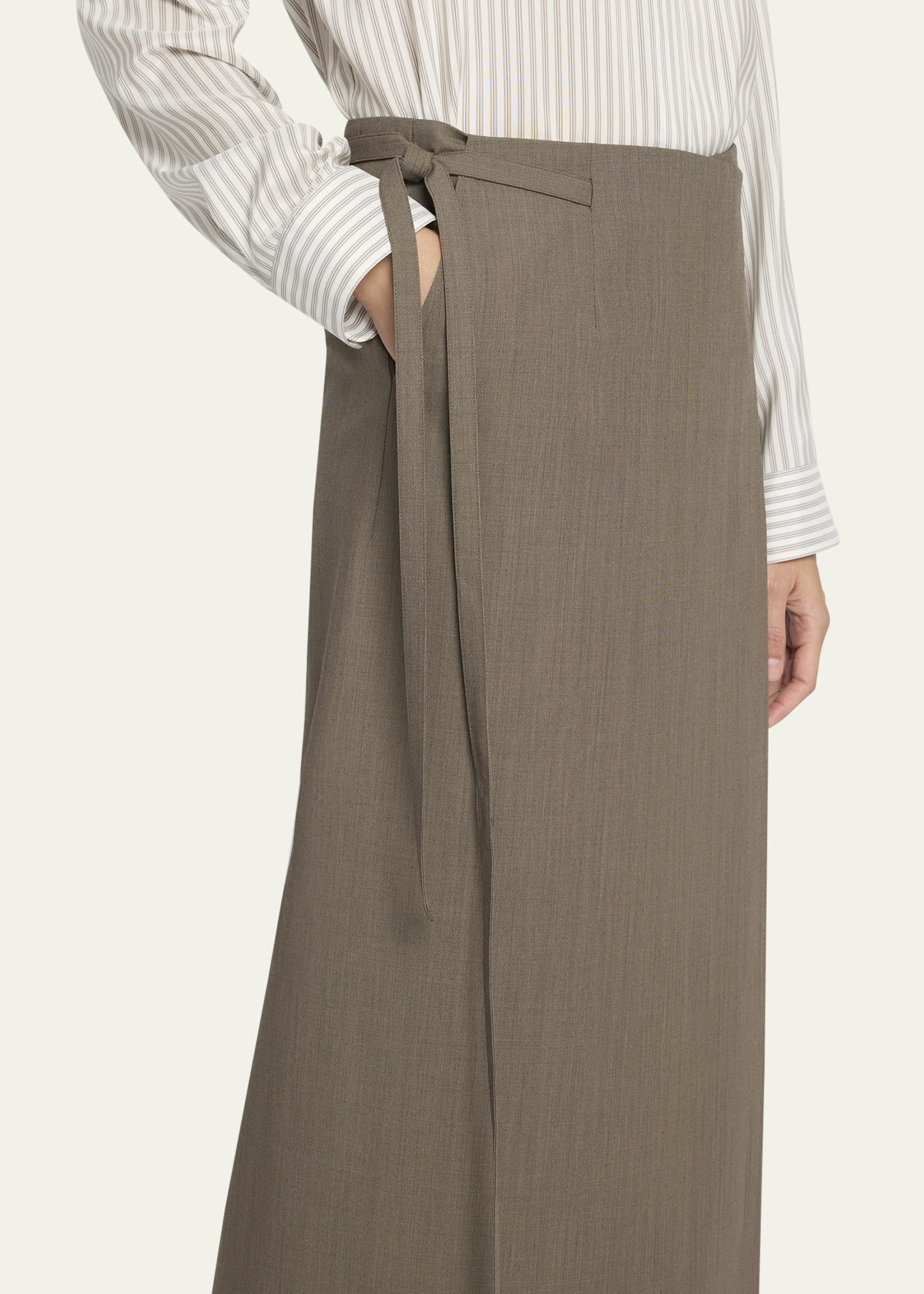 Toreva Straight Wrap Skirt - 5