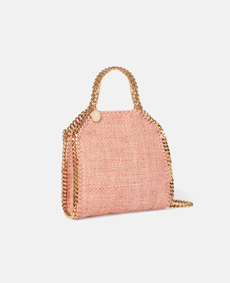 Stella McCartney Falabella Tiny Woven Raffia Tote outlook