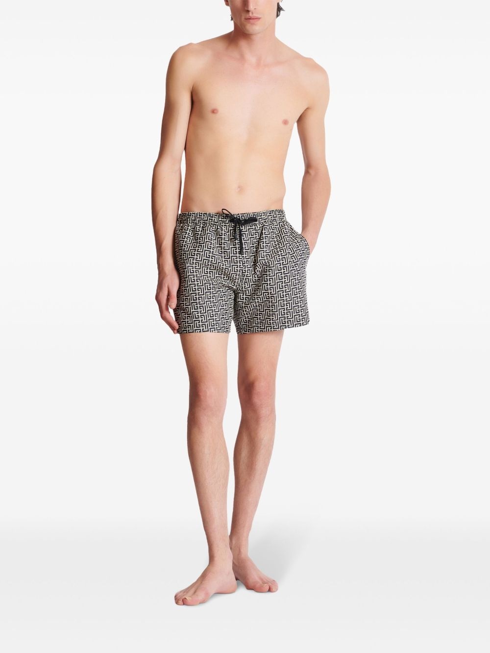 PB Labyrinth-print swim shorts - 3